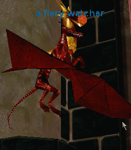 a fiery watcher