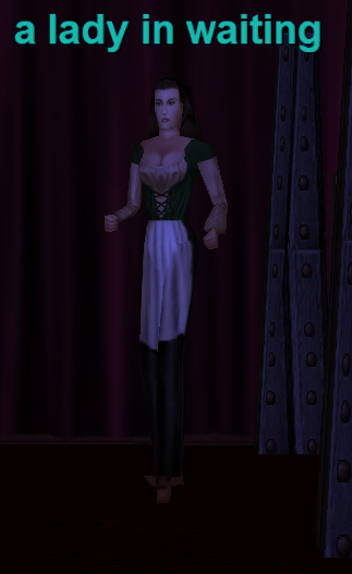 a lady in waiting