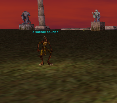 The Courier with the Ring on it