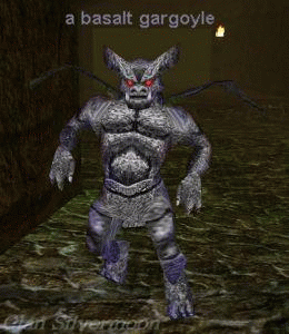 a basalt gargoyle