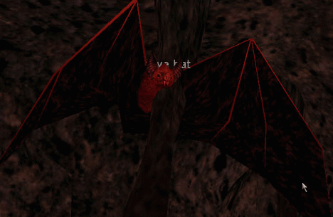 a giant cave bat