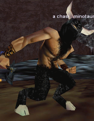 a chasm minotaur