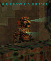 a clockwork banker