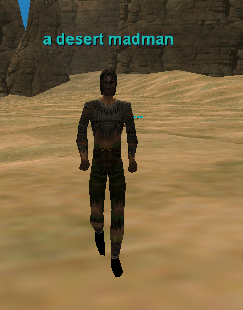 a desert madman