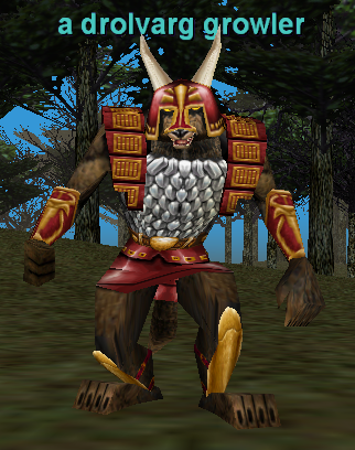 a drolvarg growler