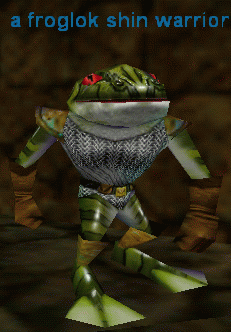 a froglok shin warrior