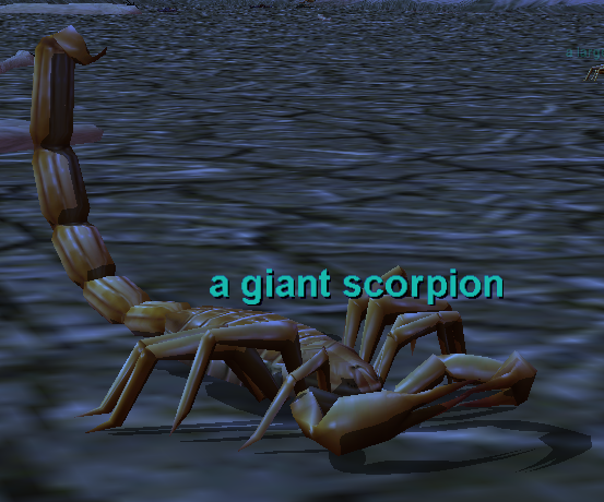 a giant scorpion