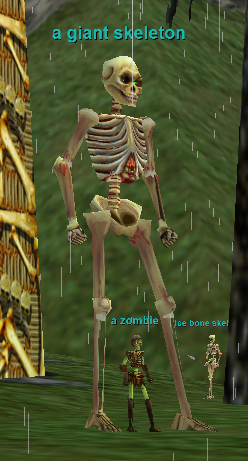 a giant skeleton