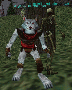 a gnoll embalmer