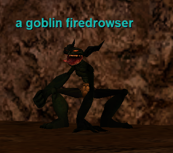 a goblin firedrowser