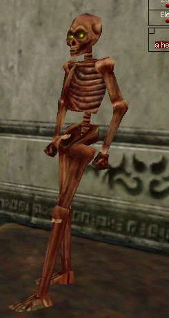 a helot skeleton