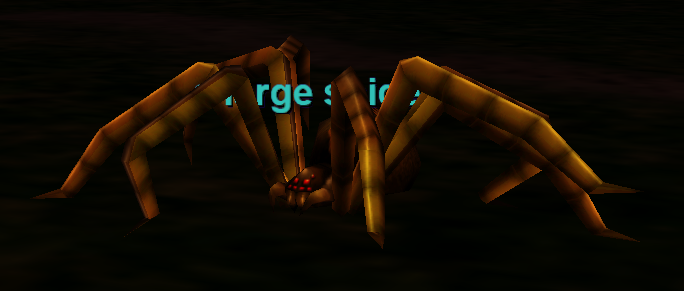 a large spider