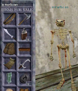 a mortician