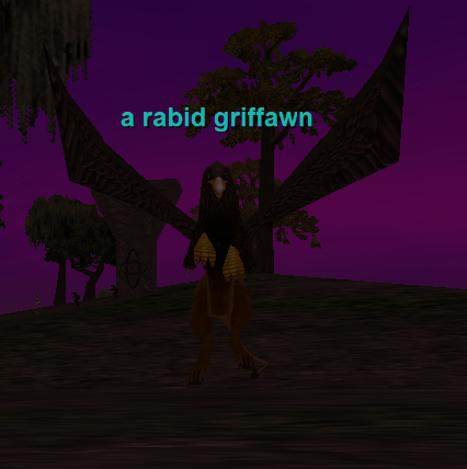 a rabid griffawn