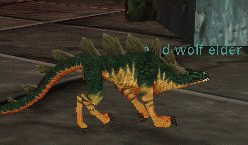 a scaled wolf elder