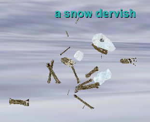 a snow dervish