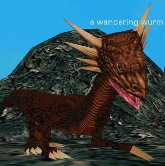 a wandering wurm