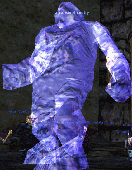 an ancient sentry