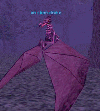 an ebon drake