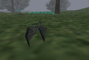 an ebon drakeling