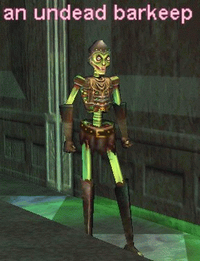 an undead barkeep