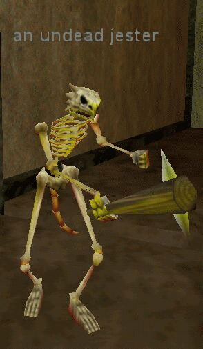 an undead jester