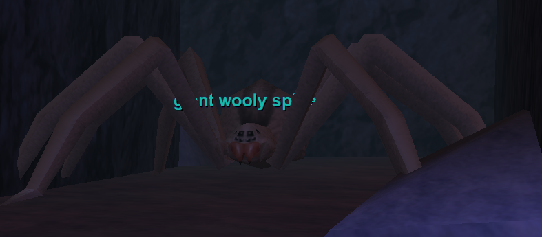 Giant wooly spider