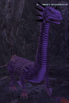 an angry shardwurm