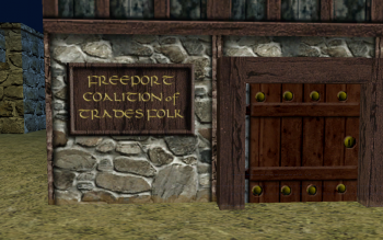 A picture of the Freeport Coalition of Tradesfolk Headquarters in North Freeport.