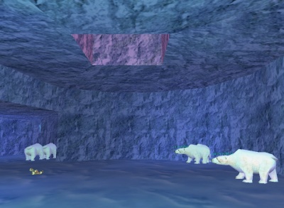 a Giant Polar Bear